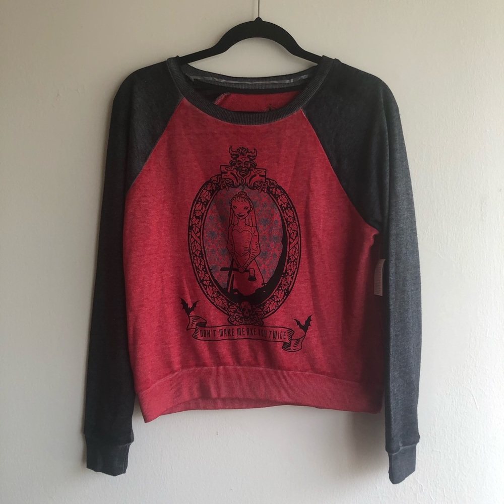 Disney Haunted Mansion Constance Hatchaway Black Widow Ghost Bride Sweater